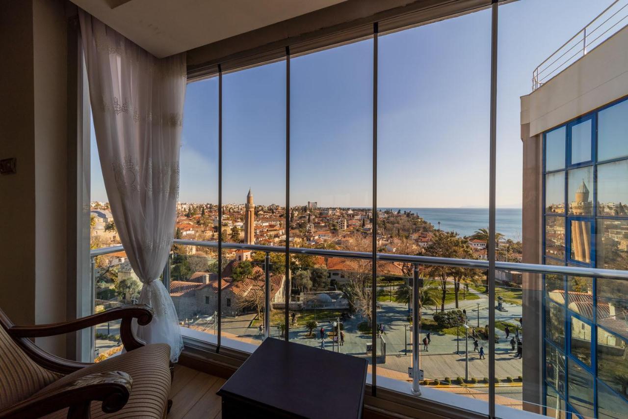 Lovely Flat With Sea View Near Beach In Muratpasa Antalya Exteriör bild