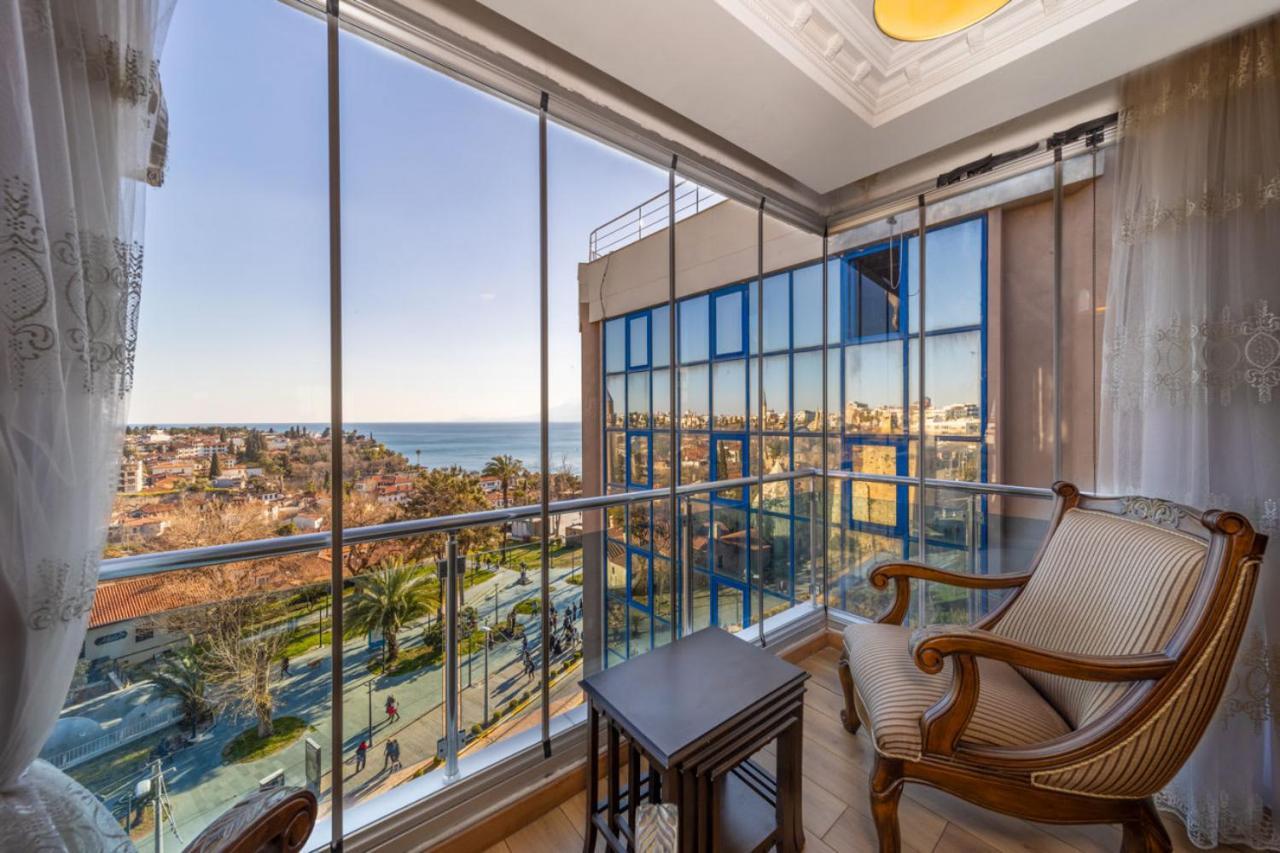 Lovely Flat With Sea View Near Beach In Muratpasa Antalya Exteriör bild